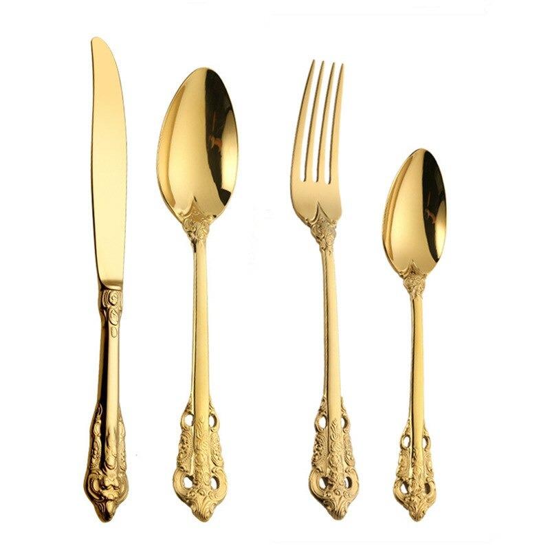 Ducal Gold Forged Stainless Steel Cutlery Set