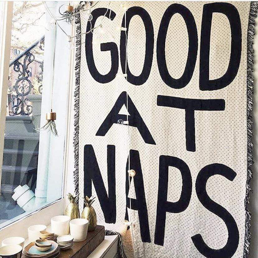 Good At Naps Throw Blanket Blankets & Throws