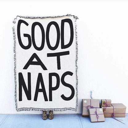 Good At Naps Throw Blanket Blankets & Throws