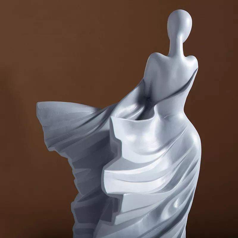 Graceful Lady Dancer Sculpture