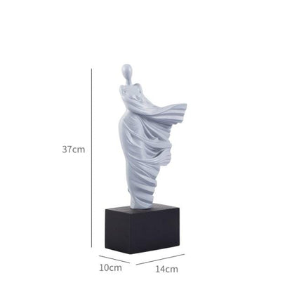 Graceful Lady Dancer Sculpture