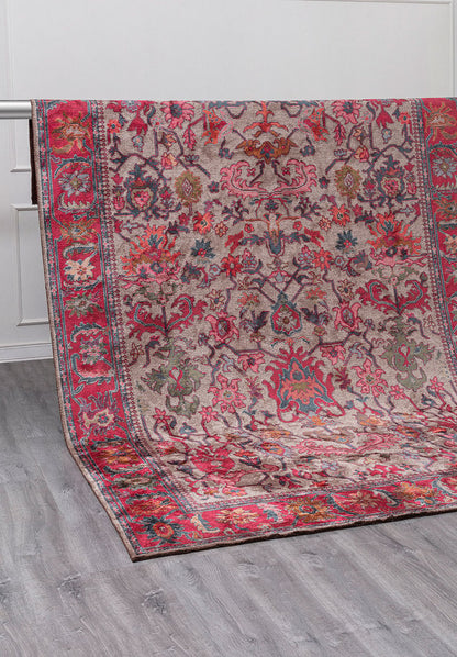 Grandeur Tile - Fuchsia Rug