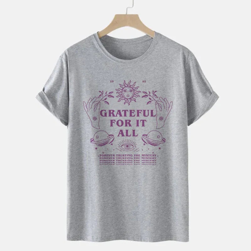 Grateful For It All Celestial Graphic Tee