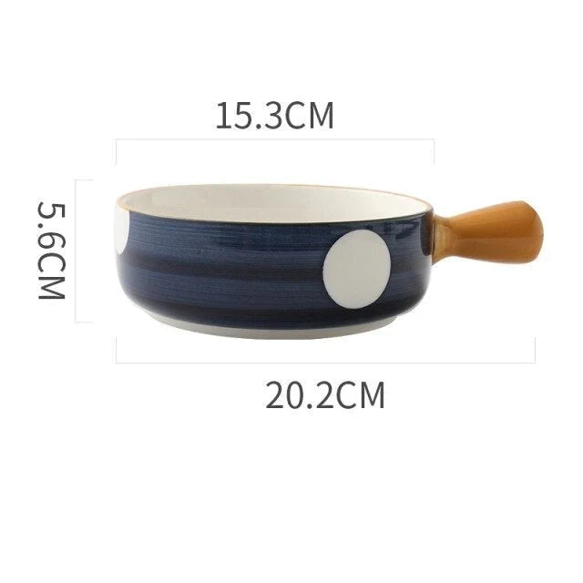 Greece Ceramic Bowls with Handle