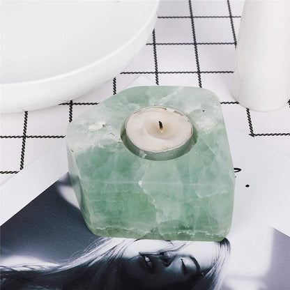 Green Fluorite Candlestick