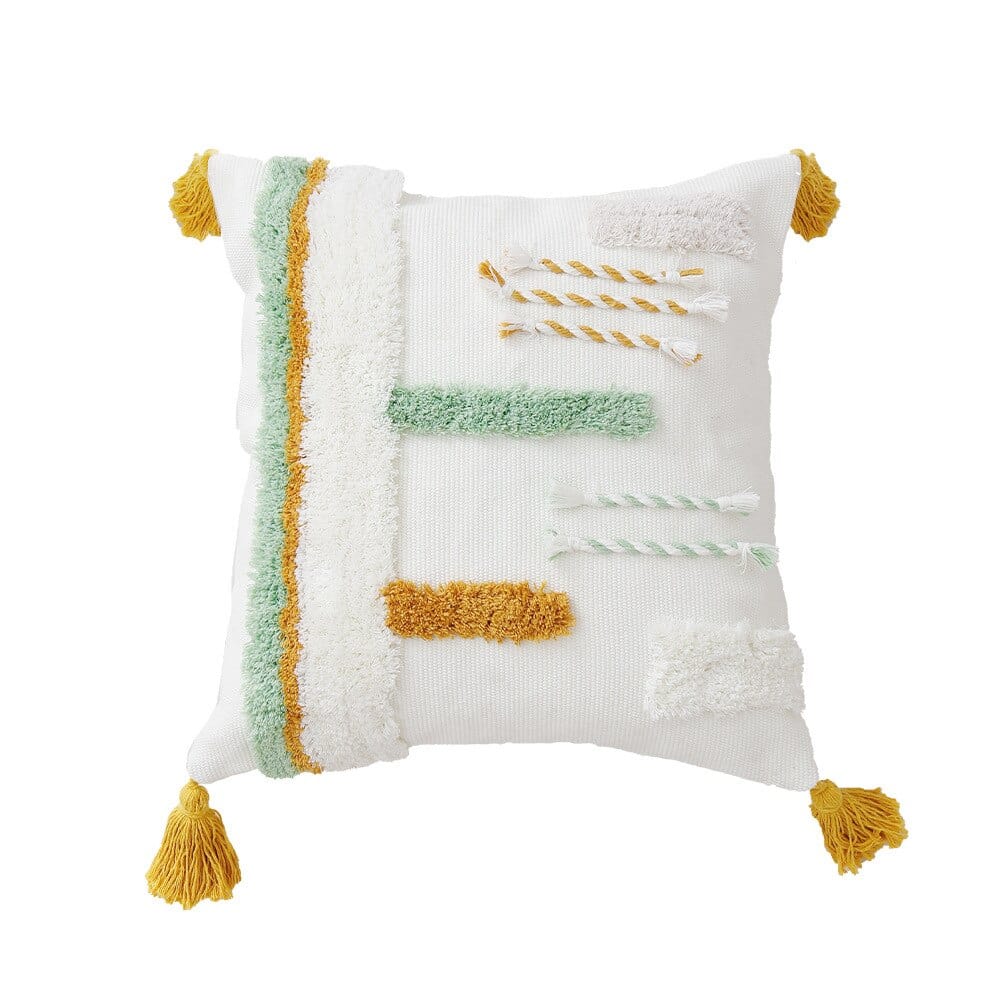 Green Mustard Cushion Cover