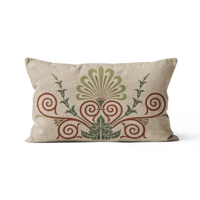 Green Nordic Boho Cushions