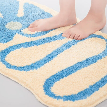 Groovy Floral Bath Mat