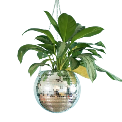 Groovy Disco Ball Planter