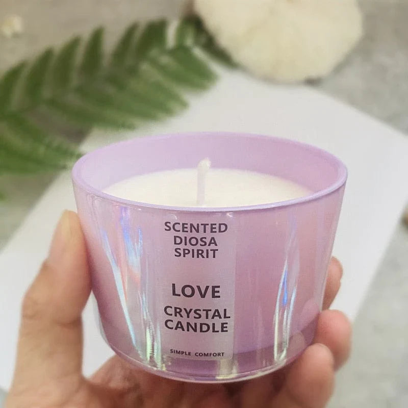 Ground & Balance Crystal Stone Scented Candles