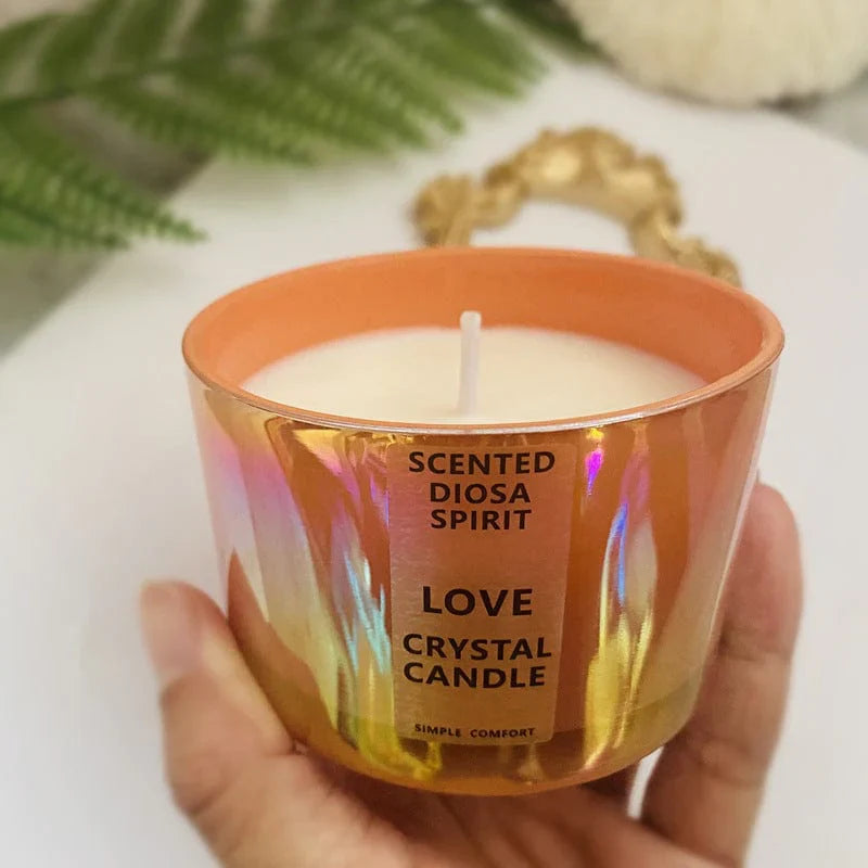 Ground & Balance Crystal Stone Scented Candles