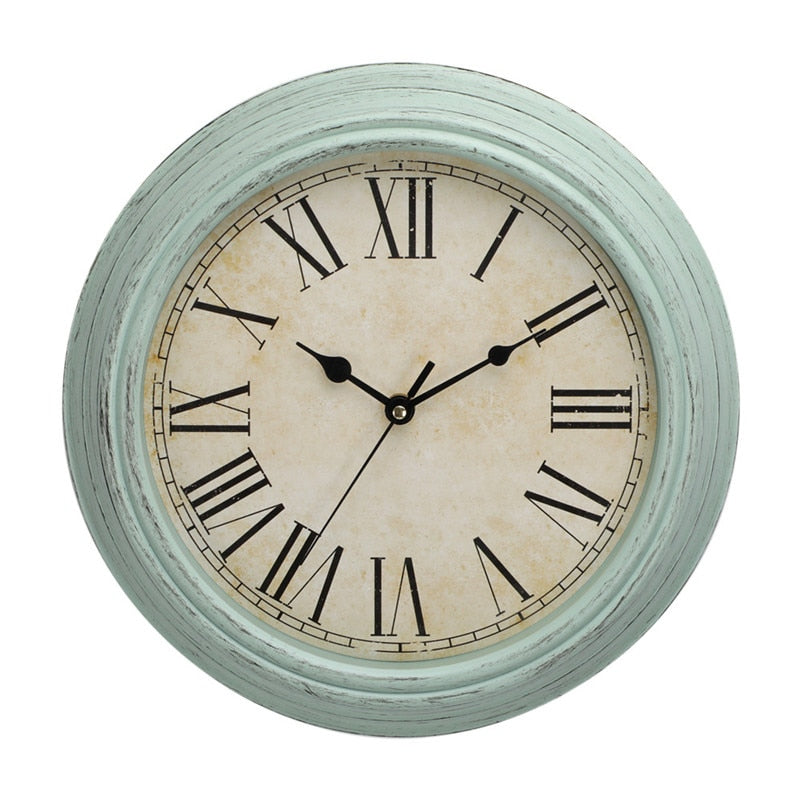 Reloj de pared vintage silencioso de 12 ''