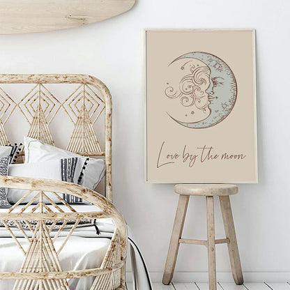 Sun and Moon Canvas Wall Art