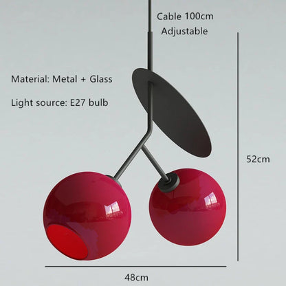 Suspension LED Cerise