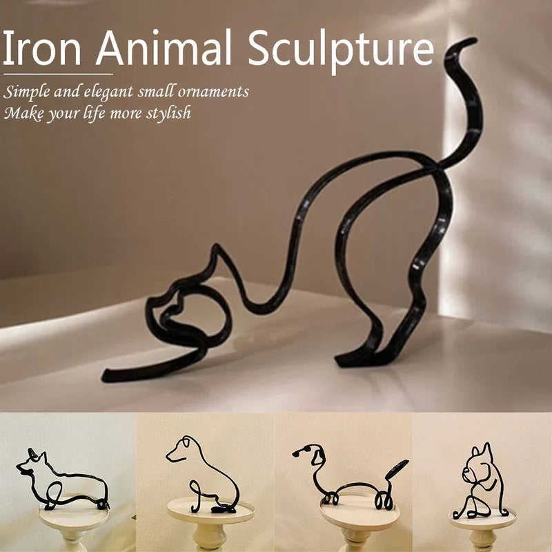 Decorative Metal Animal Sculpture