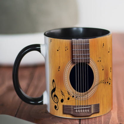 Ceramic Guitar Coffee Mug