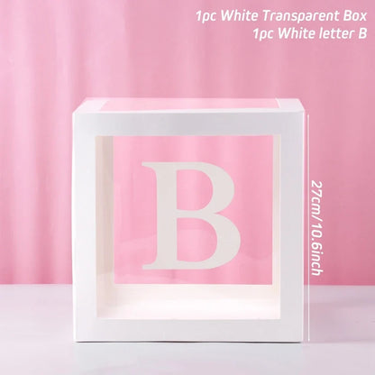 Letter Balloon Box Party Decorations