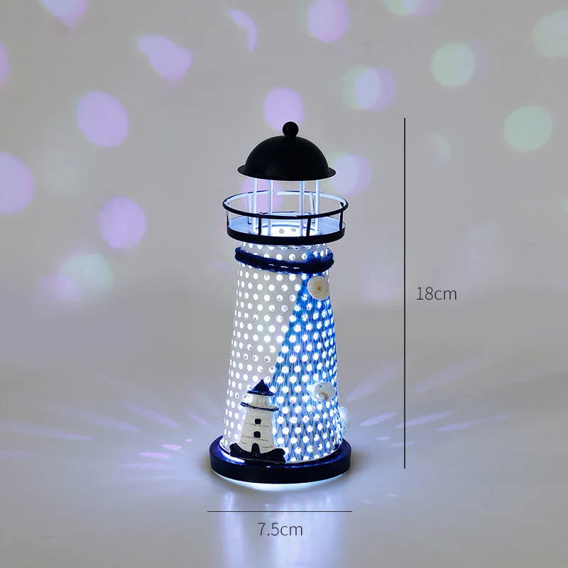LED-Leuchtturm-Dekor