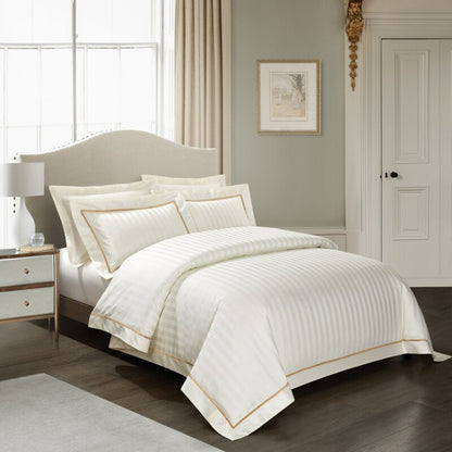 Marnula Beige Egyptian Cotton Bedding Set