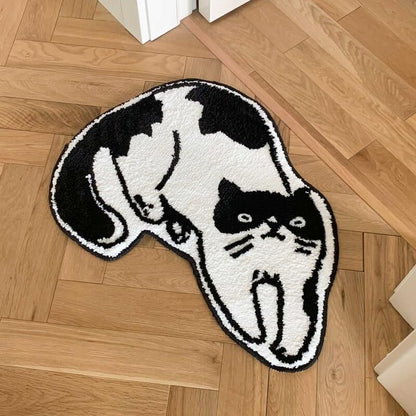 Cat Shaped Floor Mat