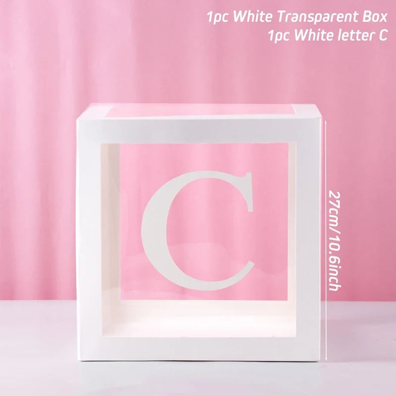 Letter Balloon Box Party Decorations