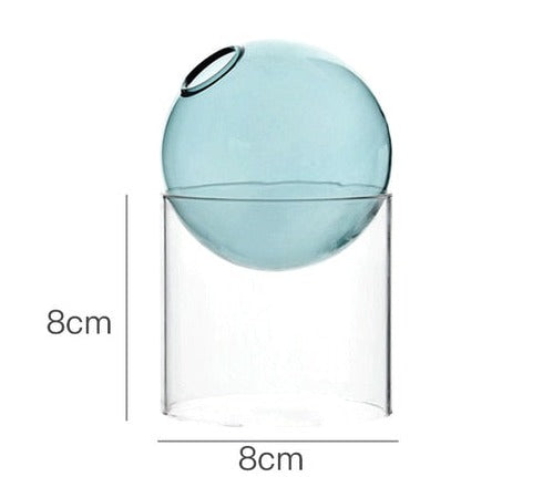 Colorful Glass Ball Vase