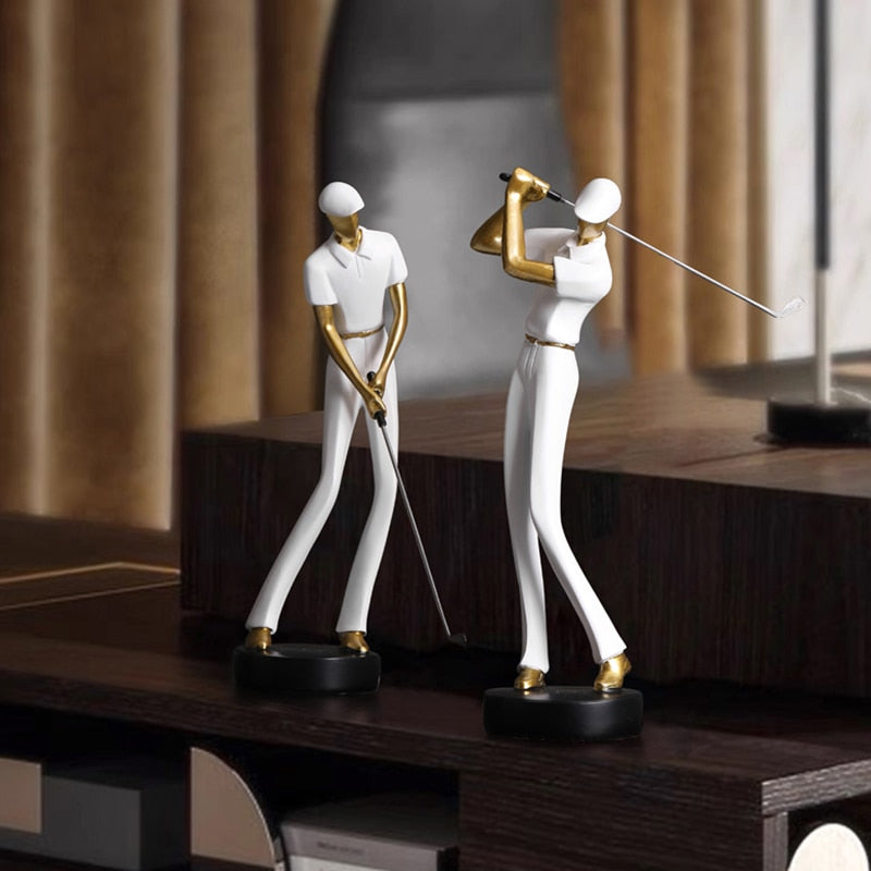 Golfer Decorative Figurine