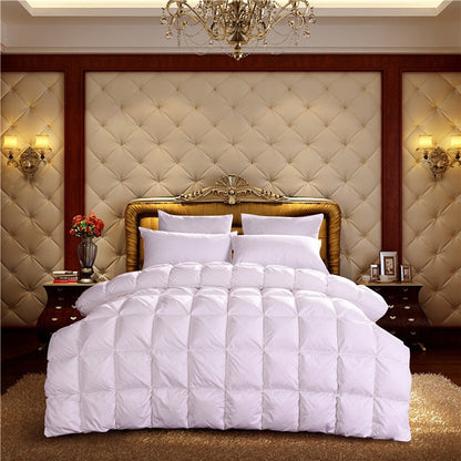 Shadiya Square Quilted Goose Down Cotton Filling Comforter