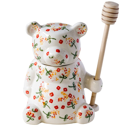 Ceramic Bear Honey Jar