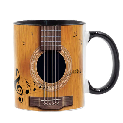 Ceramic Guitar Coffee Mug