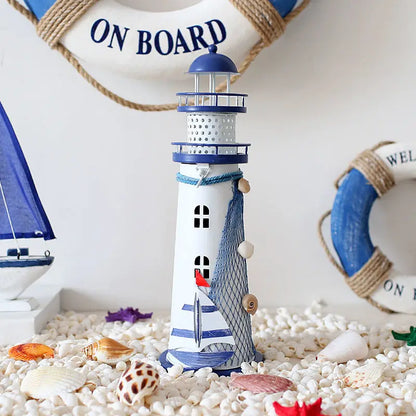 LED-Leuchtturm-Dekor