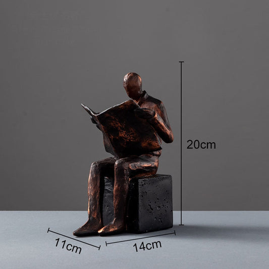 Reader Sculpture Book Stand