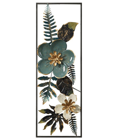 Floral Iron Wall Hanging Art