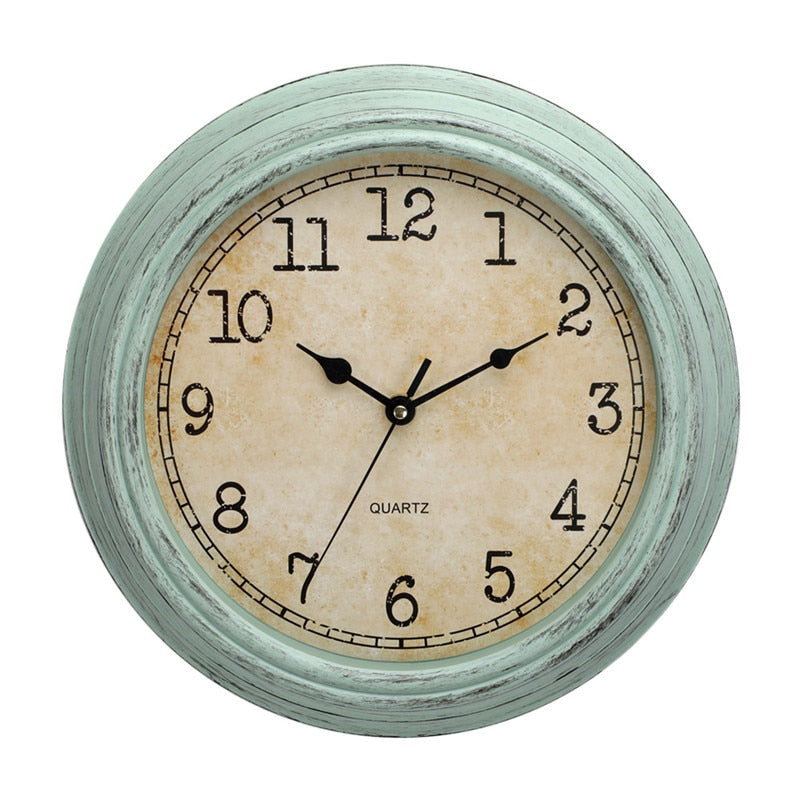 Reloj de pared vintage silencioso de 12 ''