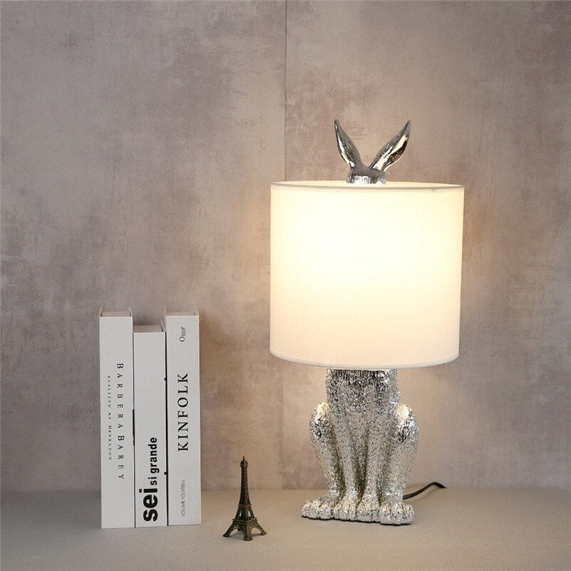 A Discreet Rabbit Table Lamp