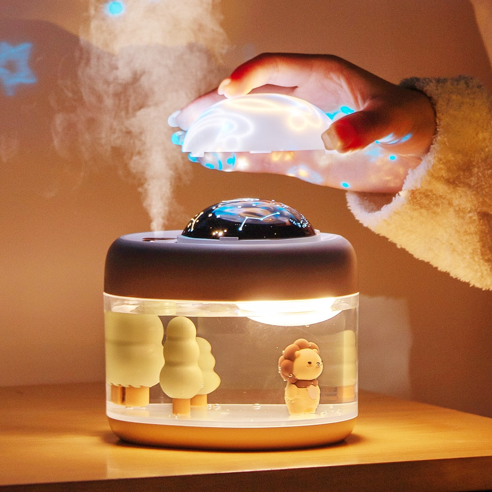 AuraPet 3-in-1 Humidifier & Projector Lamp