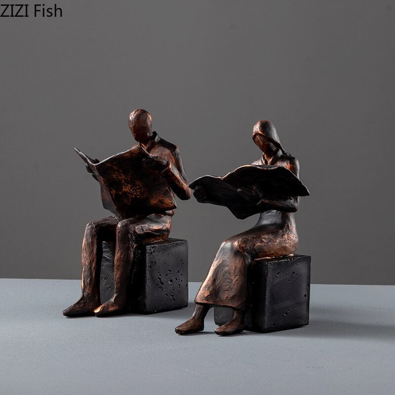 Reader Sculpture Book Stand