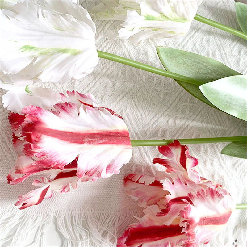 Artificial Parrot Tulip Branch Flower