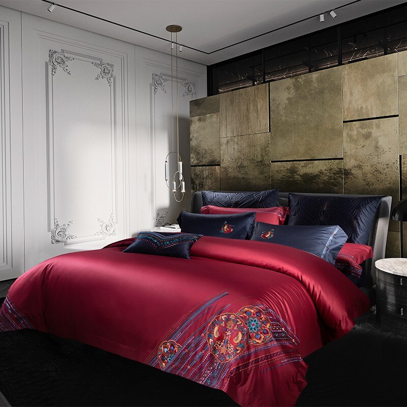 Clennet Regal Embroidery Luxury Egyptian Cotton Bedding Set