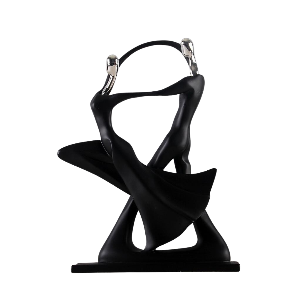 Elevated Dancing Couple Sculpture