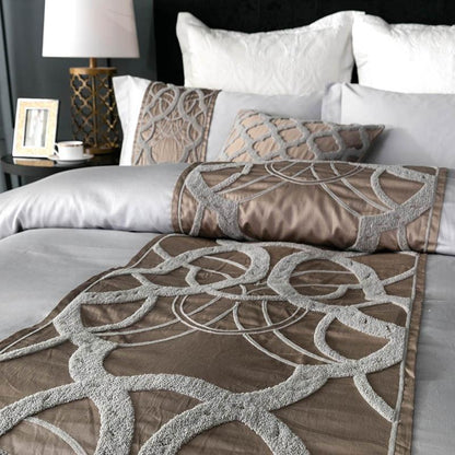 Tesoro Luxury Embroidered Egyptian Cotton Bedding Set