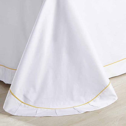 Abyad Rainbow Stitch Luxury Premium Hotel Cotton Bedding Set