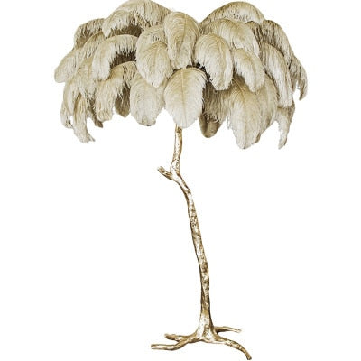 Palmera Luxury Feather Floor Lamp