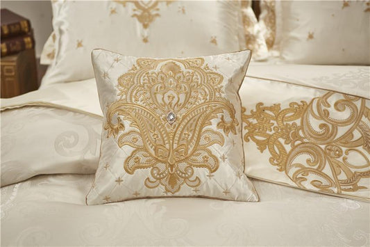 Rovenia Luxury Satin Cotton Bedding Set