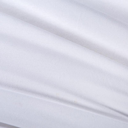 DeLuxxe White Embroidered Luxury Egyptian Cotton Bedding Set