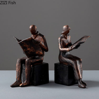 Reader Sculpture Book Stand