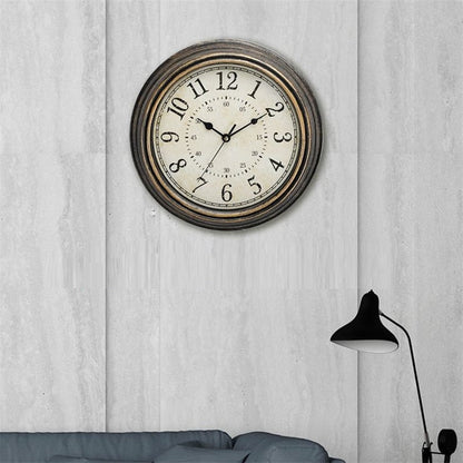 Reloj de pared vintage silencioso de 12 ''