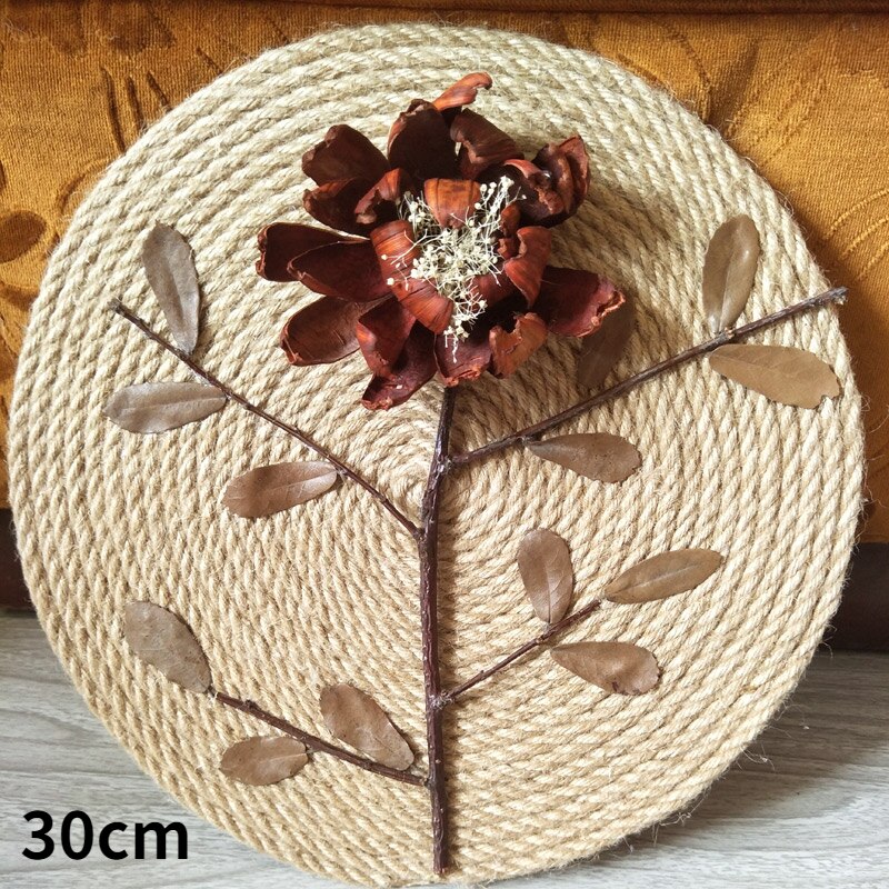 Embossed Floral Rattan Wall Decor