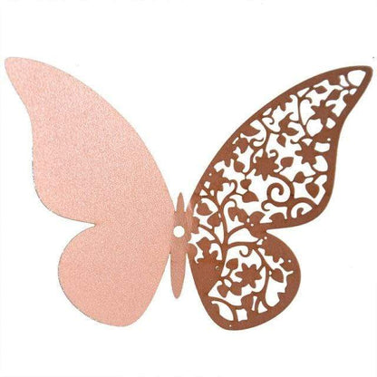 Half Hollow 3D Butterfly Wall Sticker Stickers