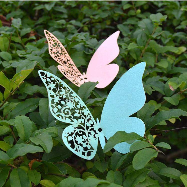 Half Hollow 3D Butterfly Wall Sticker Stickers